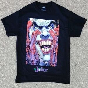 2021 Batman DC Comics The Joker Large Print T-Shirt Size (M)